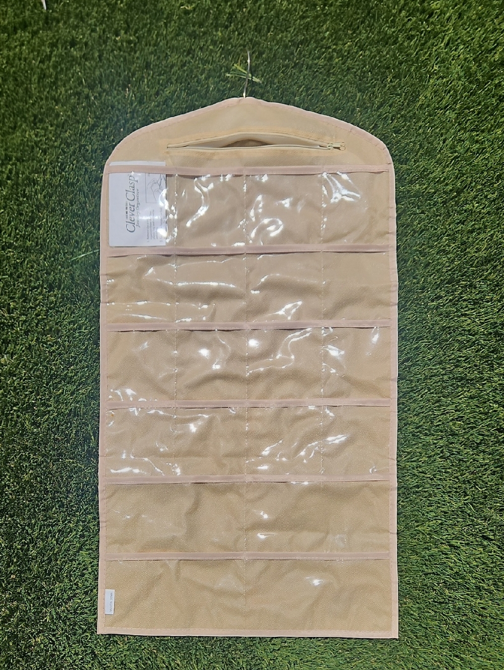 Hanging Jewelry & Accessory Organizer - Beige